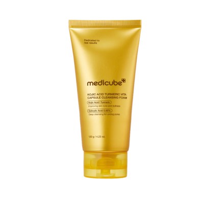 Medicube Kojic Acid Turmeric Vita Capsule Cleansing Foam 120g
